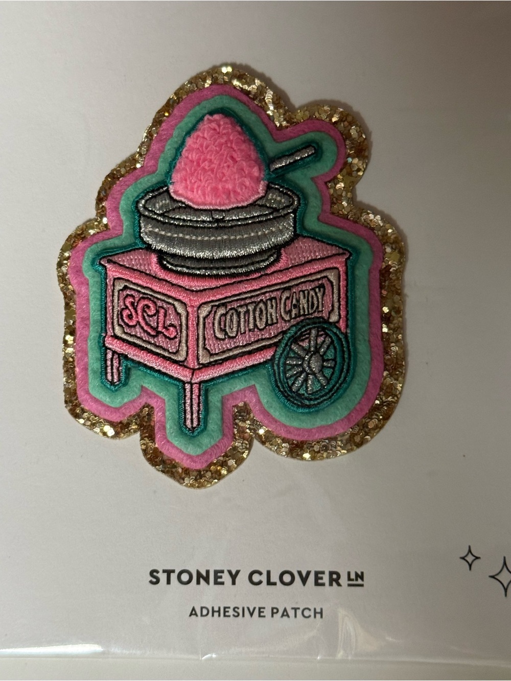 Stoney Clover Lane cotton candy machine sticker Patch